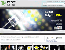 Tablet Screenshot of fd-led.com